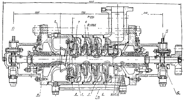 Насос кс 12 110 чертеж