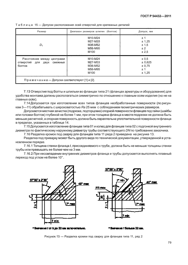 Толщина трубы допуск. Фланец 54432-2011. Стандарт по приварке фланцев к стальным трубопроводам. Допуски на фланцы. Допуски на фланцевые соединения.