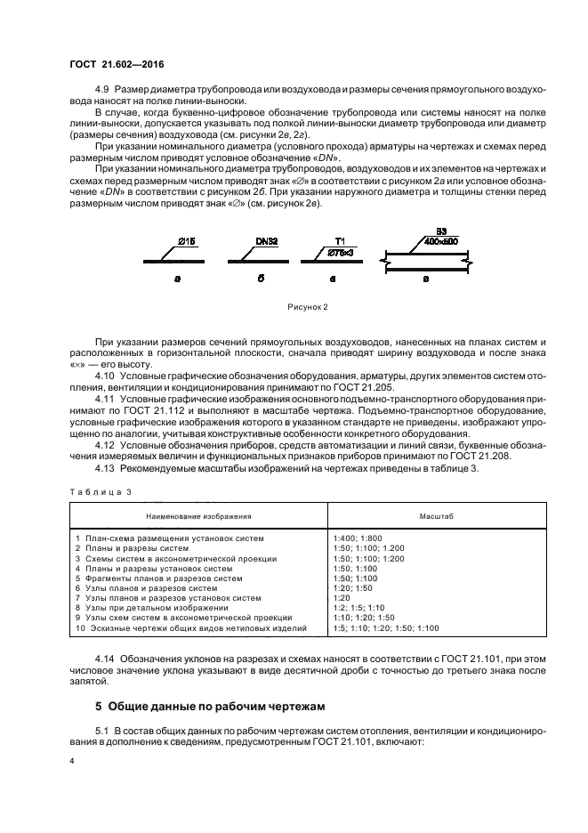 Буквенное обозначение трубопроводов.