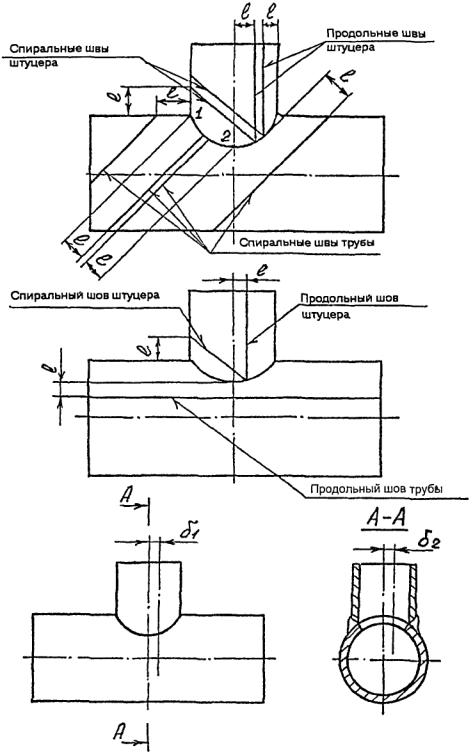 Сварка двух труб чертеж