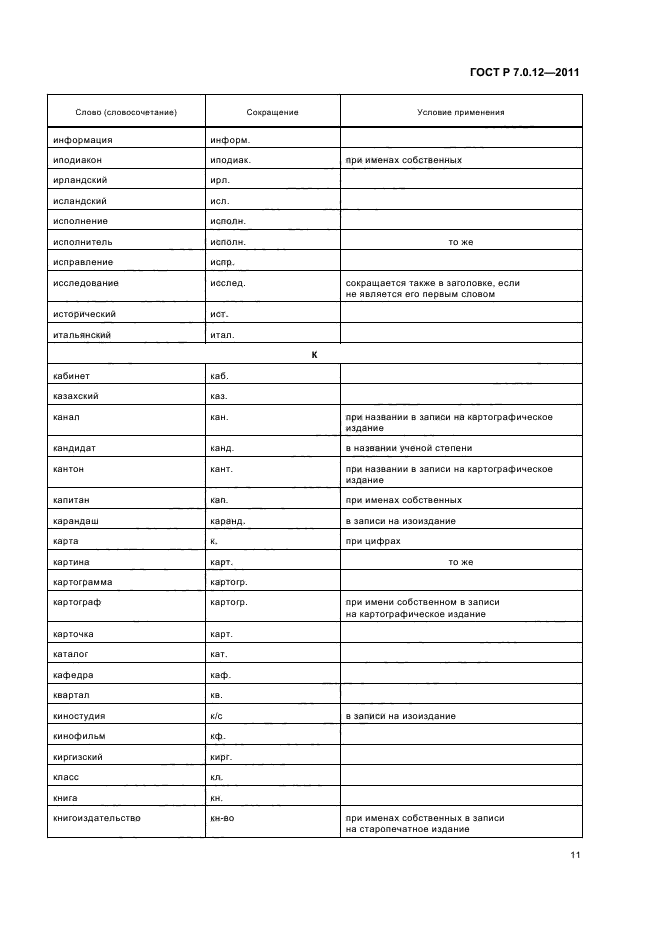 Гост сокращение слов на чертеже