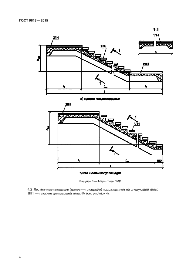 Ширина площадки. Лестничный марш ЛМП маркировка. ГОСТ 9818_85 марши и площадки. Высота ступени лестничного марша ГОСТ. Жб лестничные площадки сортамент.