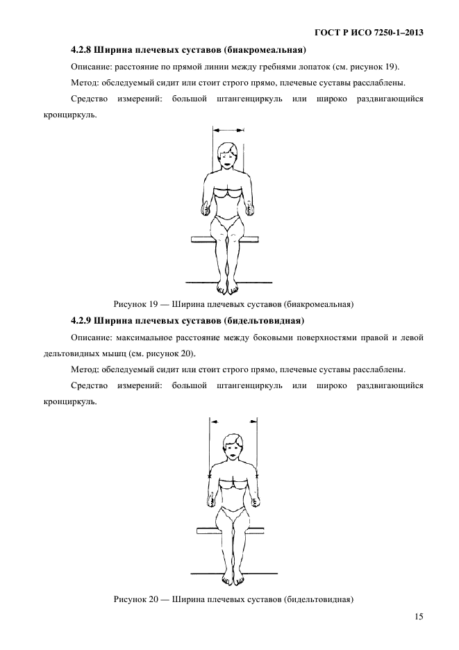 Проведение антропометрических измерений алгоритм