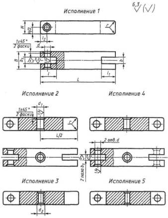 Прижим на чертеже