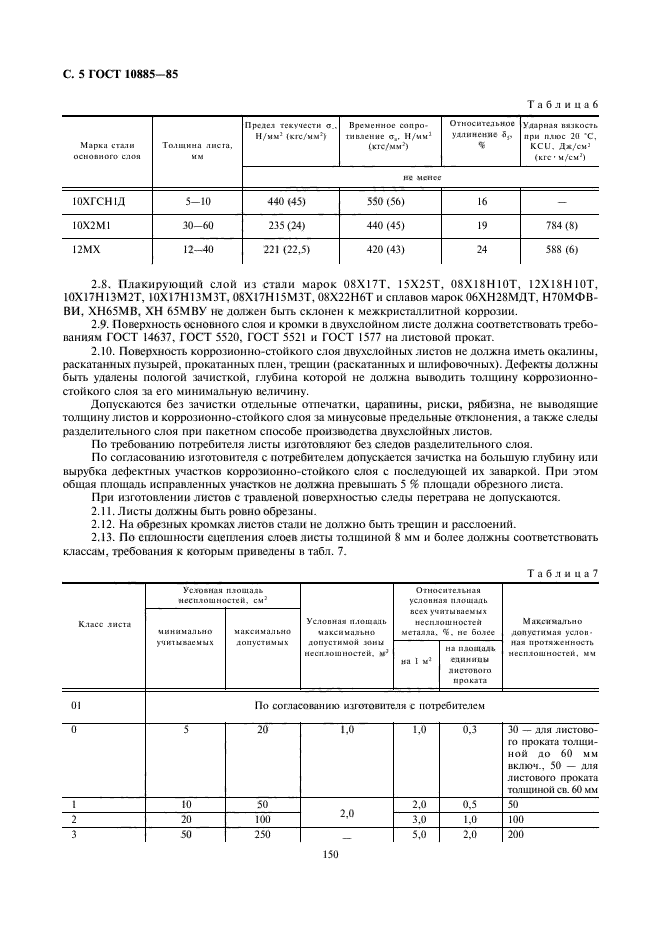 Марка стали 85. Двухслойная сталь.