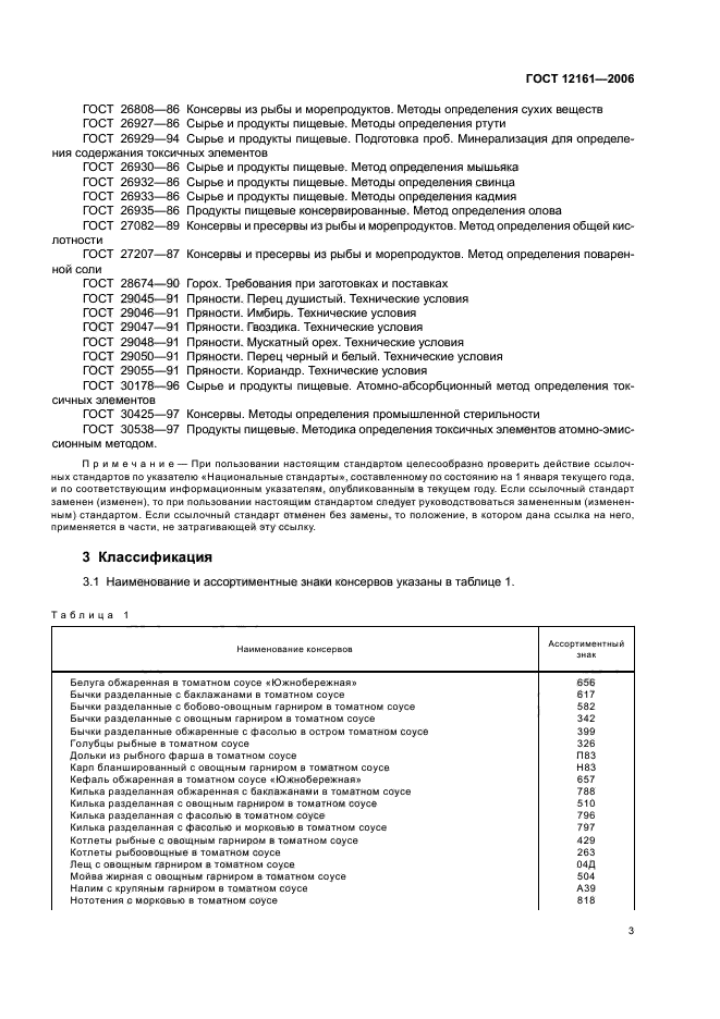 Ассортиментные коды овощных консервов