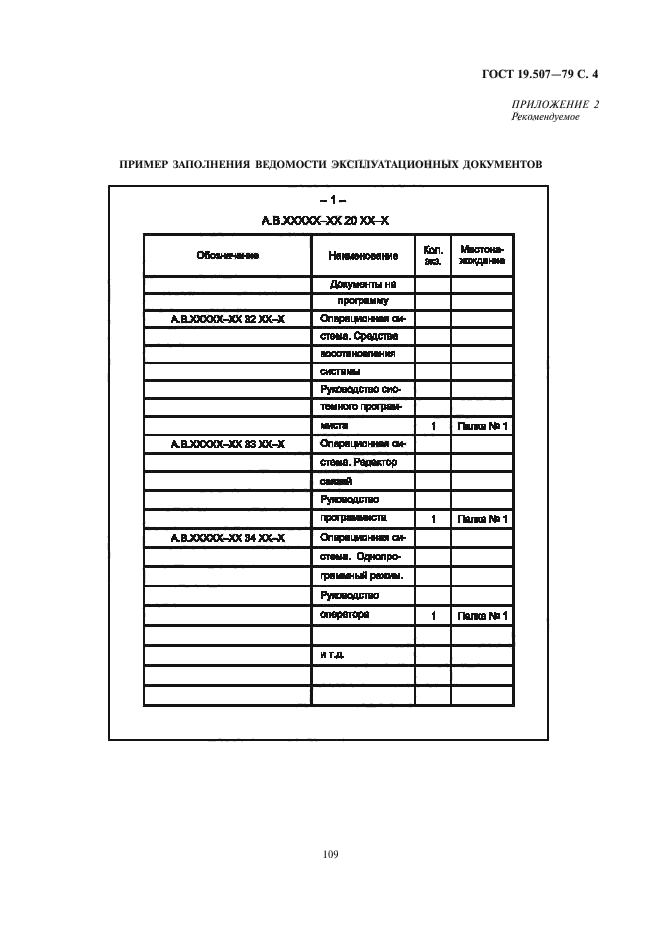 Ведомость технического проекта гост