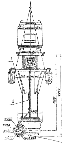 Схема строповки насоса центробежного насоса