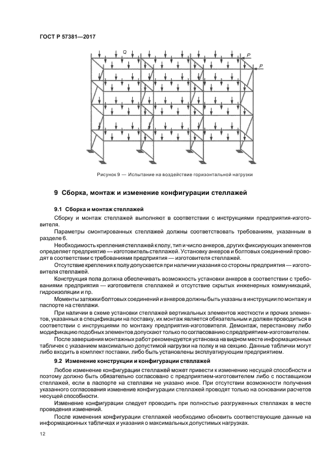 Складское оборудование стеллажи гост