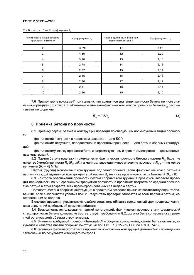 Схемы контроля прочности бетона гост