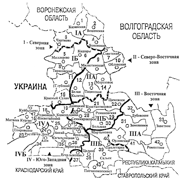 Климатическая карта ростовской области