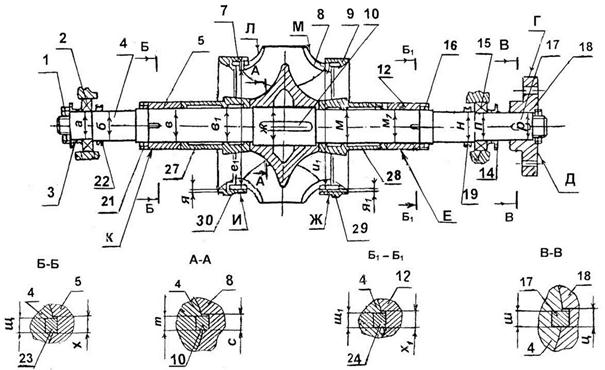 Насосы центробежные двухстороннего входа типа Д. Групповые технические ...