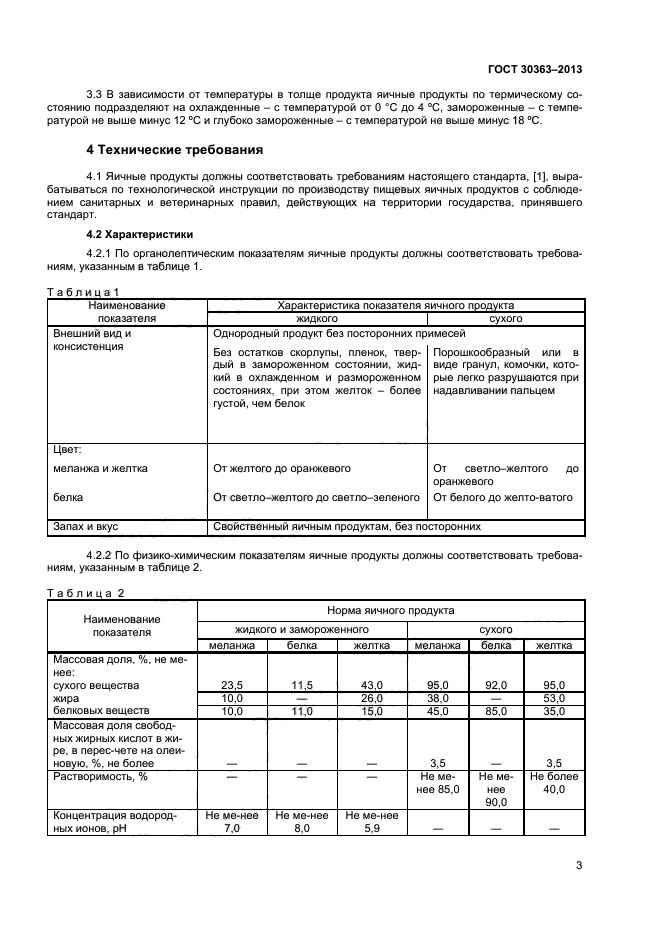 Характеристика меланжа. Физико-химические показатели мороженных яичных продуктов.