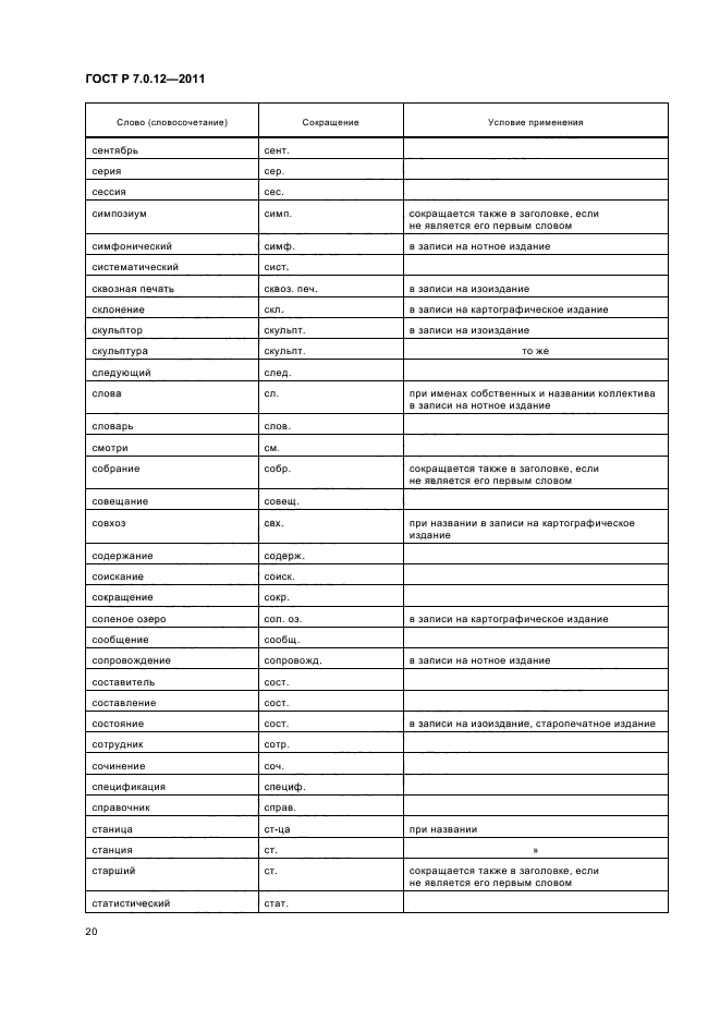 Гост сокращение слов на чертеже