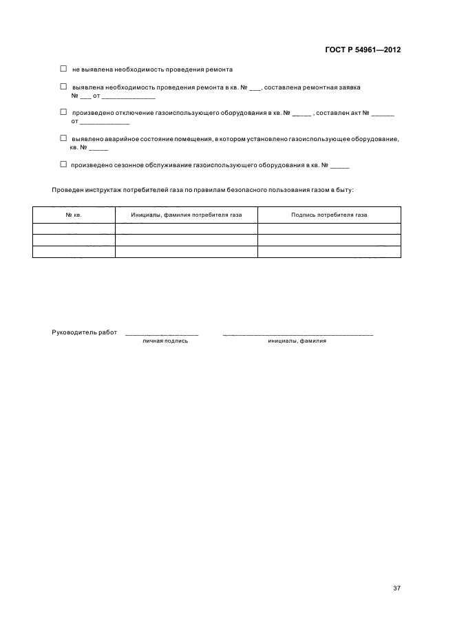 1101-2011. Гост р 54961-2012. Требования к манометрам на сети газопотребления. Состав газоиспользующего оборудования. Р 54961 2012.