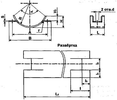 Наголовник м43 чертеж