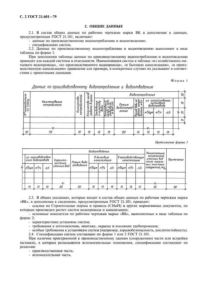 Спдс водопровод и канализация рабочие чертежи