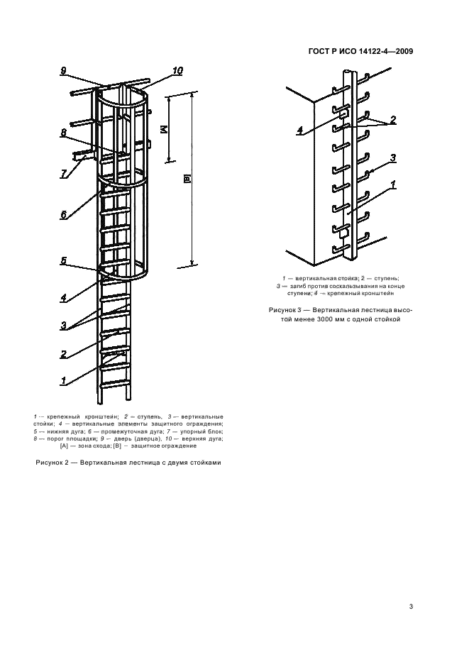 гост лестницы вертикальные металлические