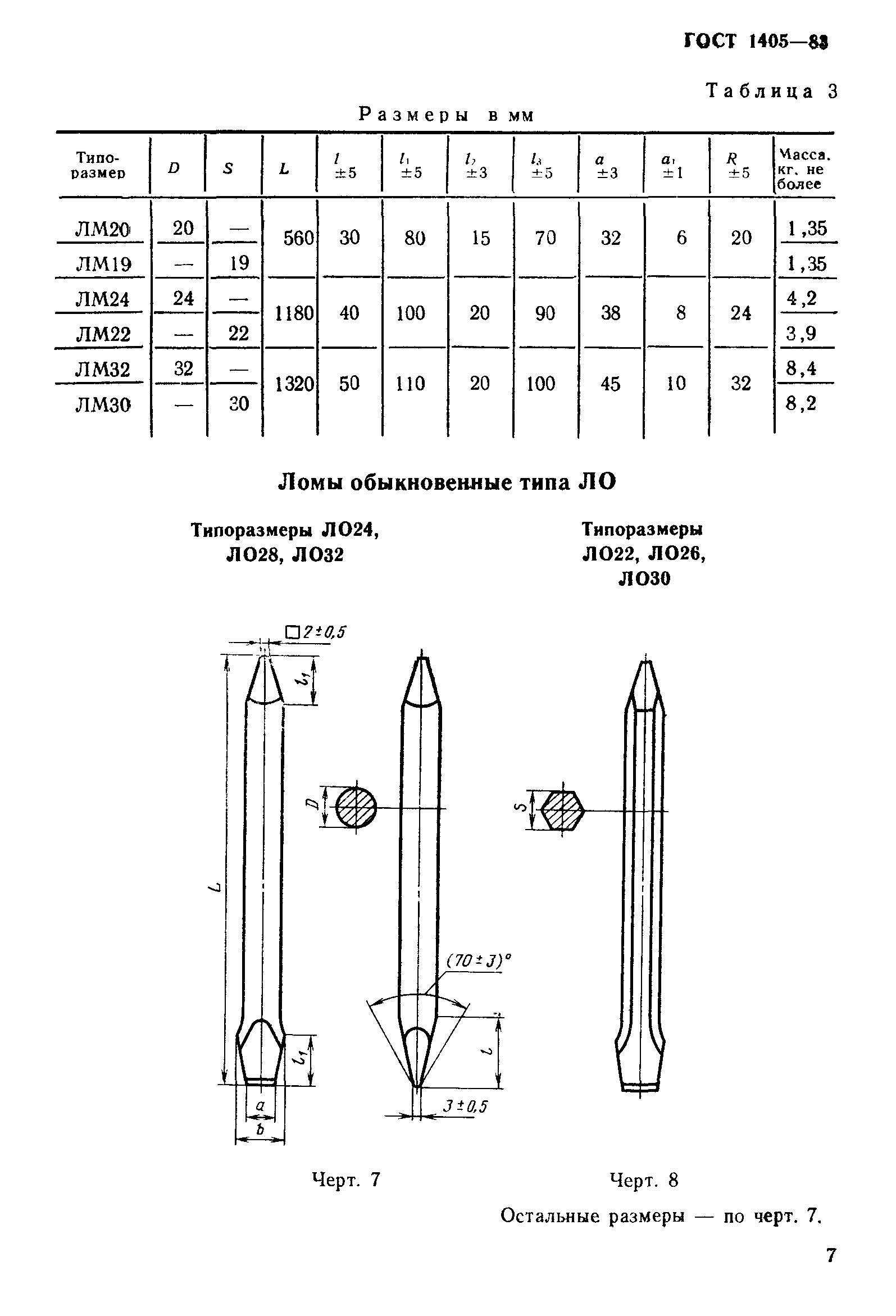 Чертеж лома строительного