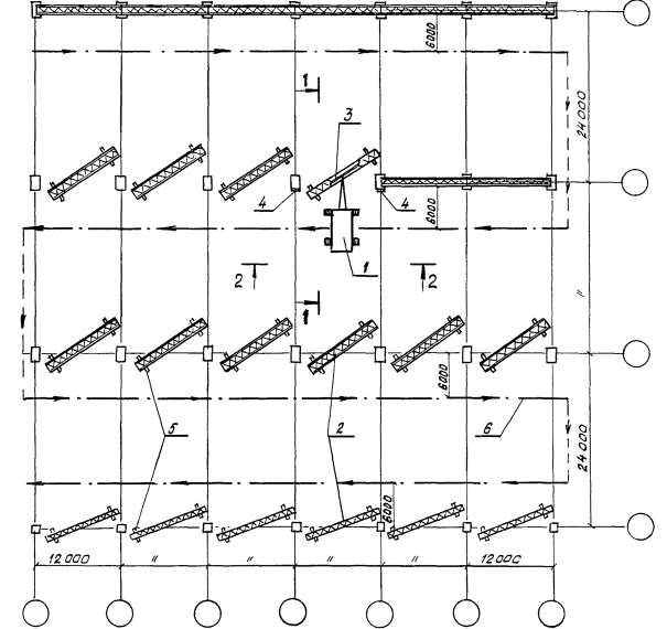 Технологические схемы возведения одноэтажных промышленных зданий. Выпуск II. Мон