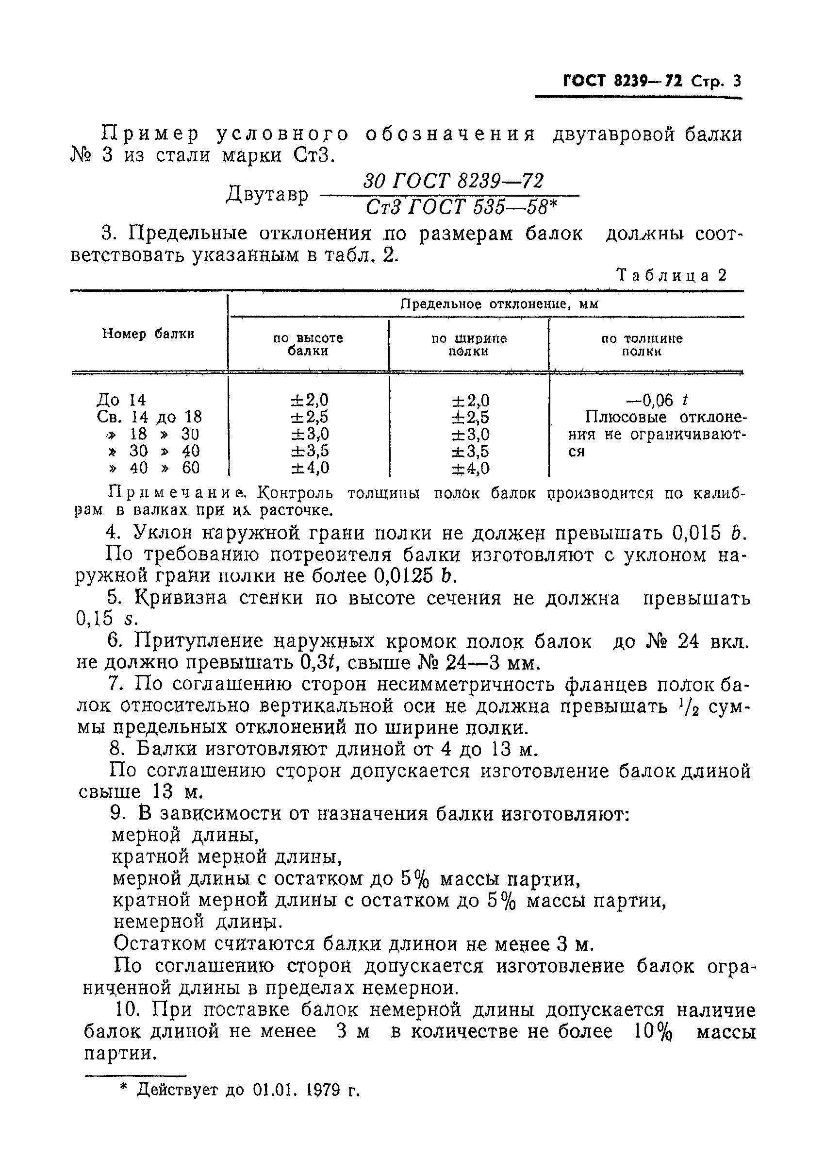 гост на двутавры с уклоном полок