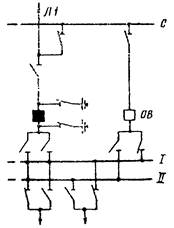 Коммутация в электроустановках по электрическим принципиальным схемам