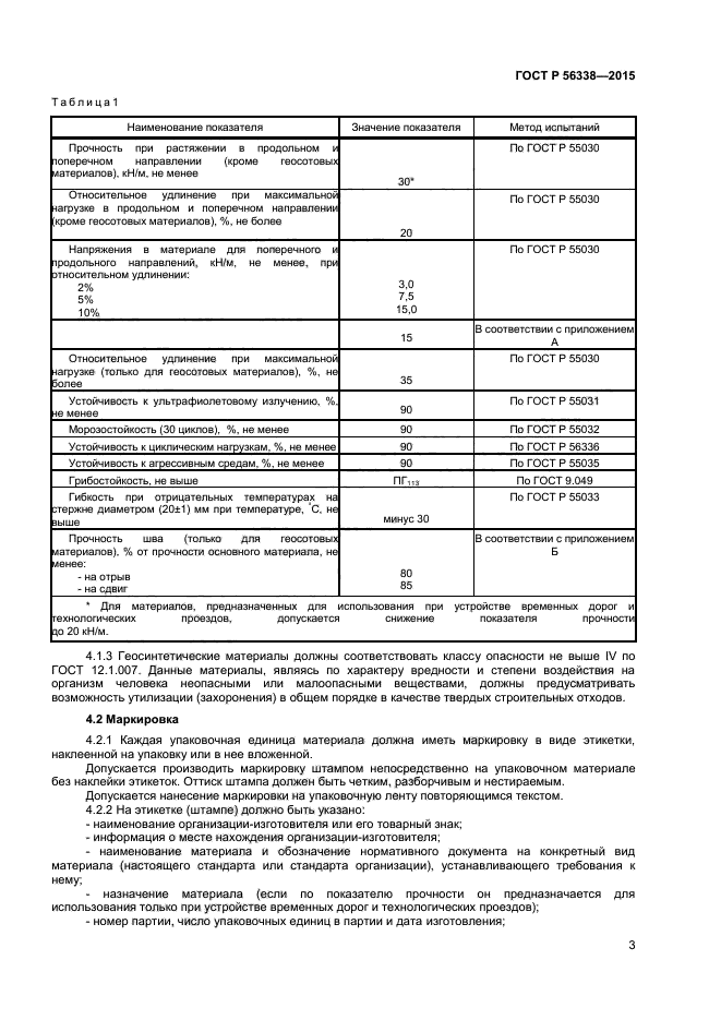Нагрузка дороги общего пользования