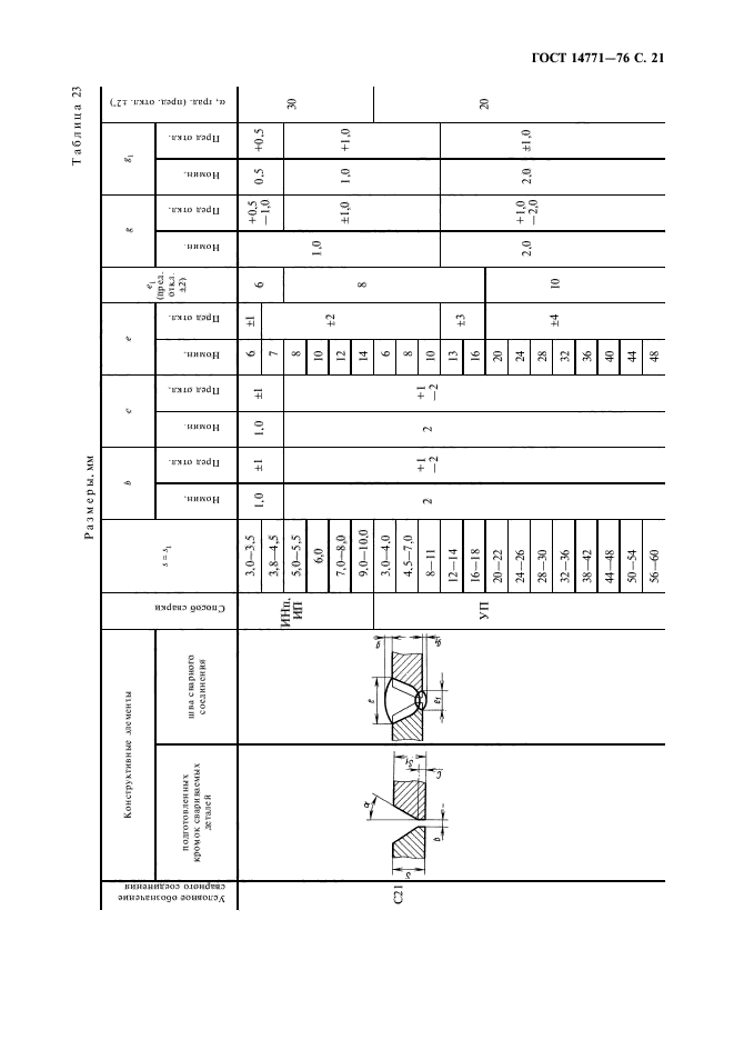 Гост 14771 76 на чертеже