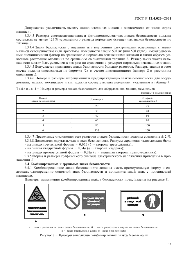 Стандарт безопасности образец