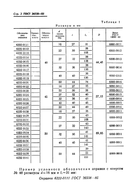 Основные размеры. Оправка с конусом 7 24 для насадных торцевых фрез ГОСТ 26538-85. ГОСТ 26538-85. Оправка ГОСТ 13785-68. Оправка д.50 6222-0139 ГОСТ 26538-85.