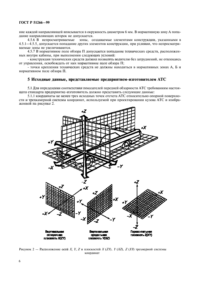 Гост р 51266 99 обзорность с места водителя с изменениями