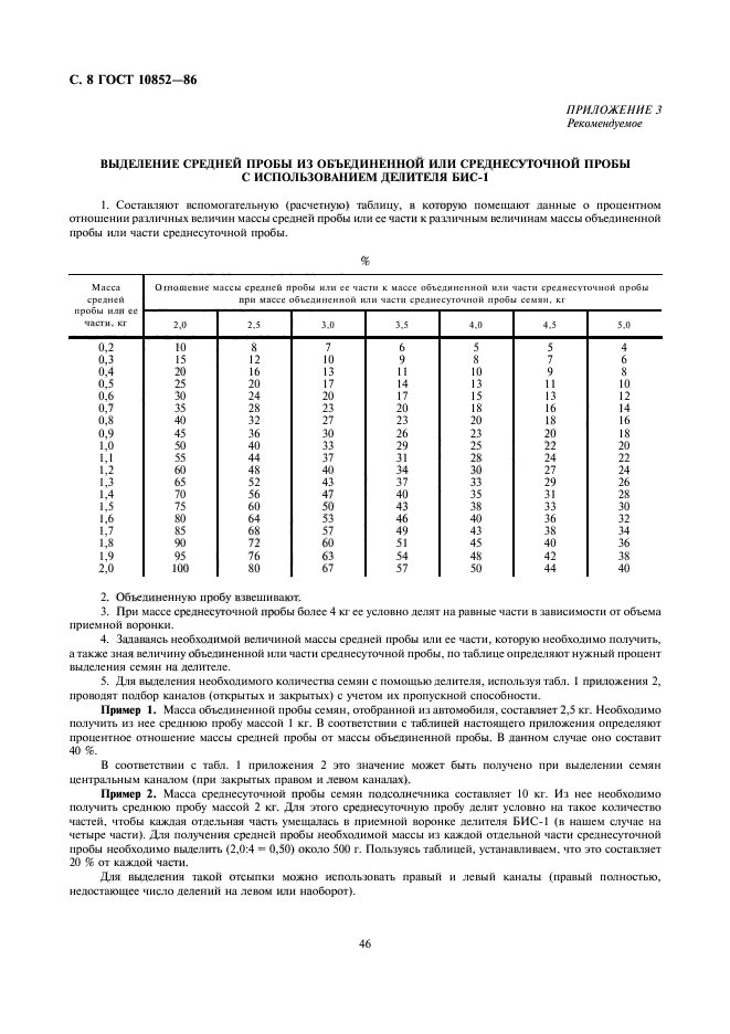 Методы отбора проб семян