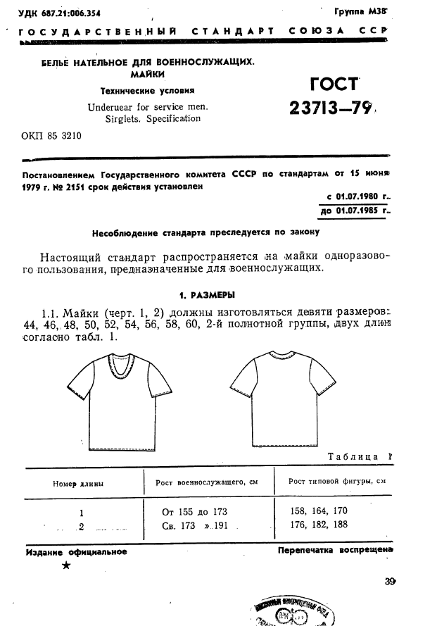 Тз для пошива одежды образец