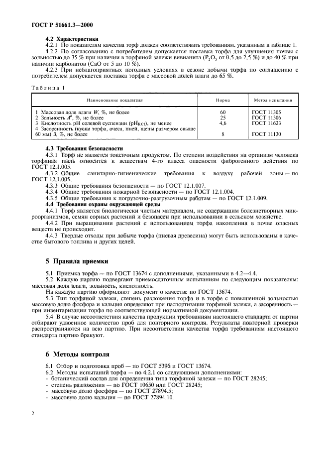 Степень разложения торфа