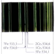 Рд 26.260 15 2001. Спектр нержавейки на стилоскопе. Хром 6 на стилоскопе. Спектр титана стилоскопирование. Проверить марку материала на стилоскопе.