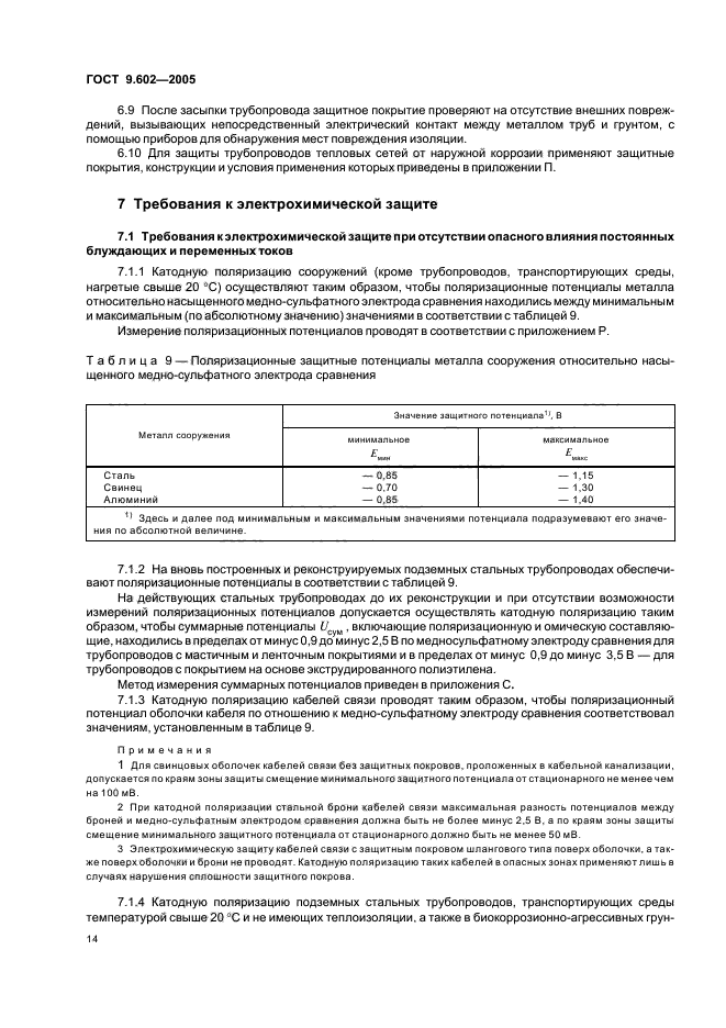 ГОСТ 9.602-2005 Единая система защиты от коррозии и старения. Сооружения подземн