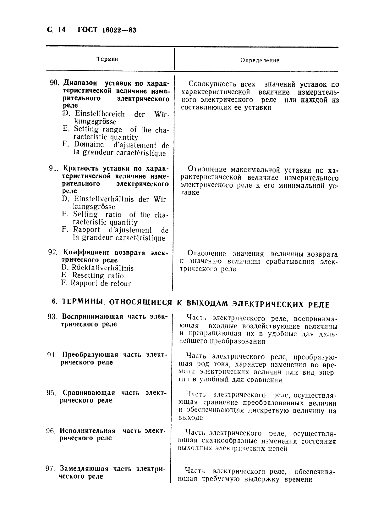 Электрические термины