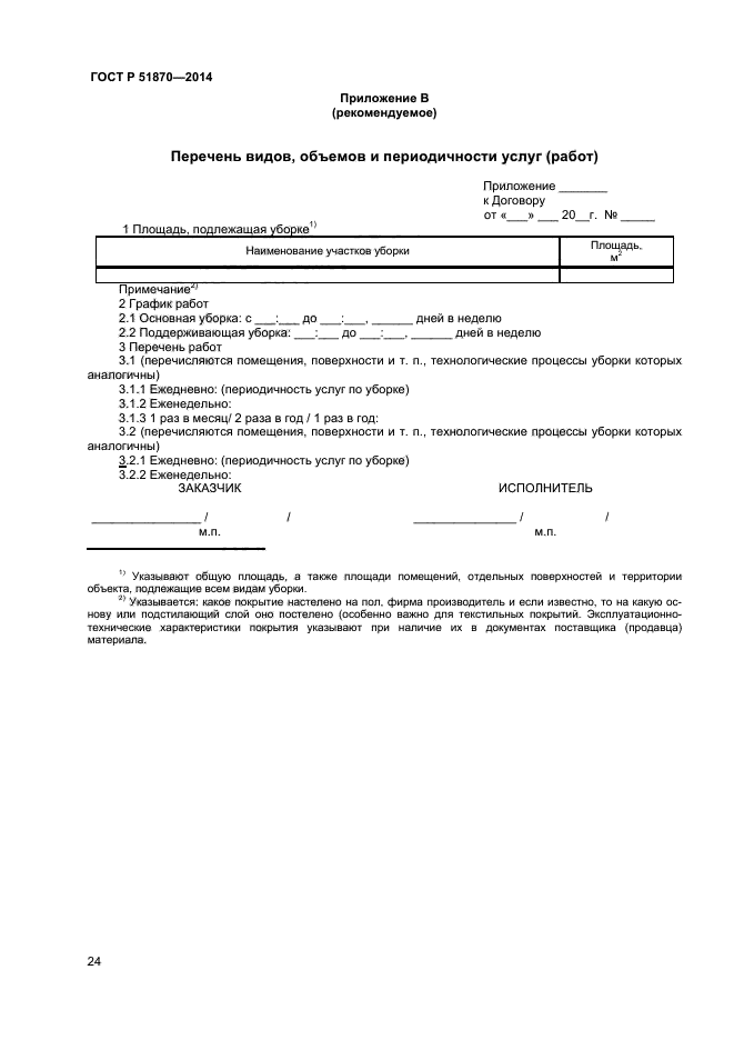 Перечень видов и объемов работ