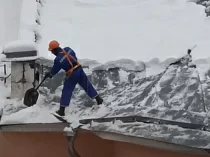Охрана труда при очистке крыш от снега